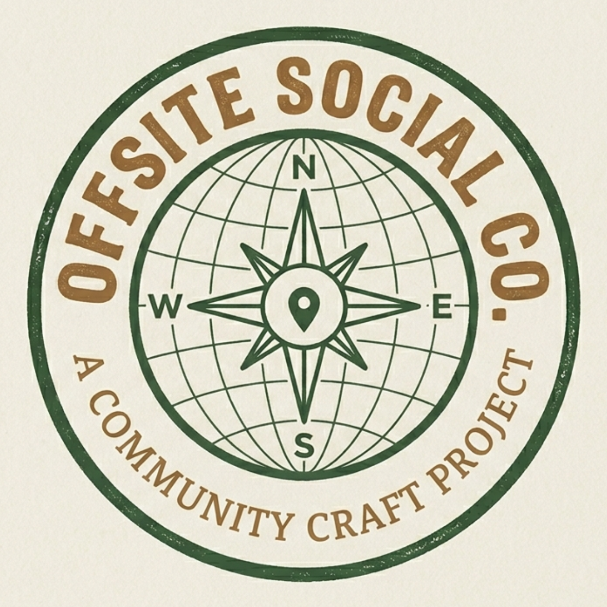 Offsite Social Co. Compass Logo